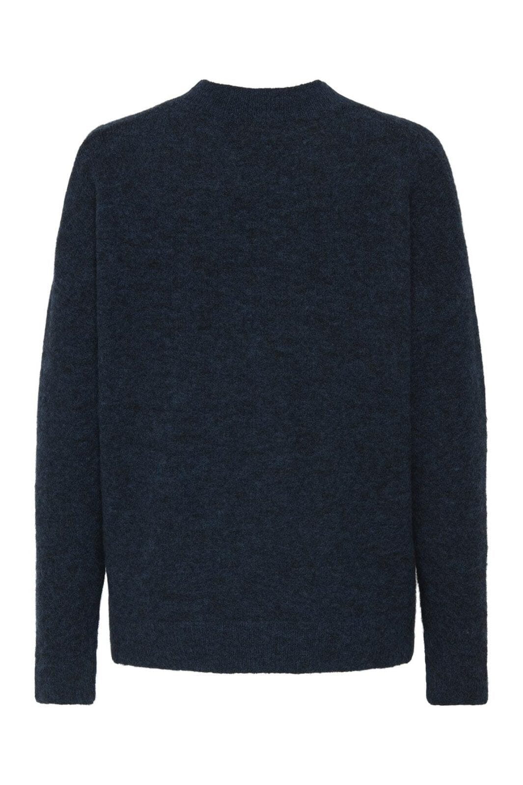 JDY - Jdyluna L/S O-Neck Pullover Knt - 4857482 Navy Blazer Melange - Image 2