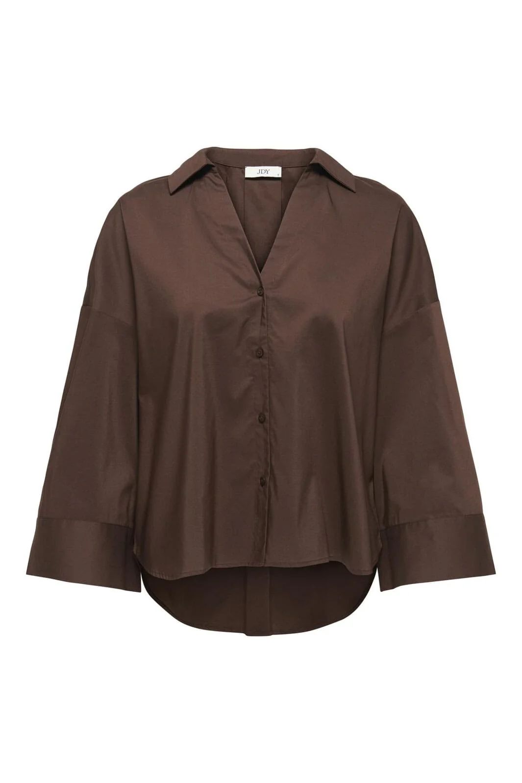 JDY - Jdymio 7/8 Shirt Dia - 4984161 Chicory Coffee