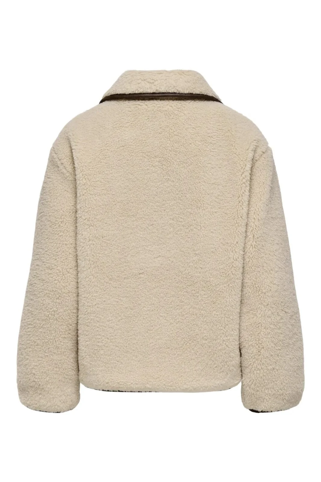 JDY - Jdynoella Life Teddy Jacket - 4925166 Cement - Image 2