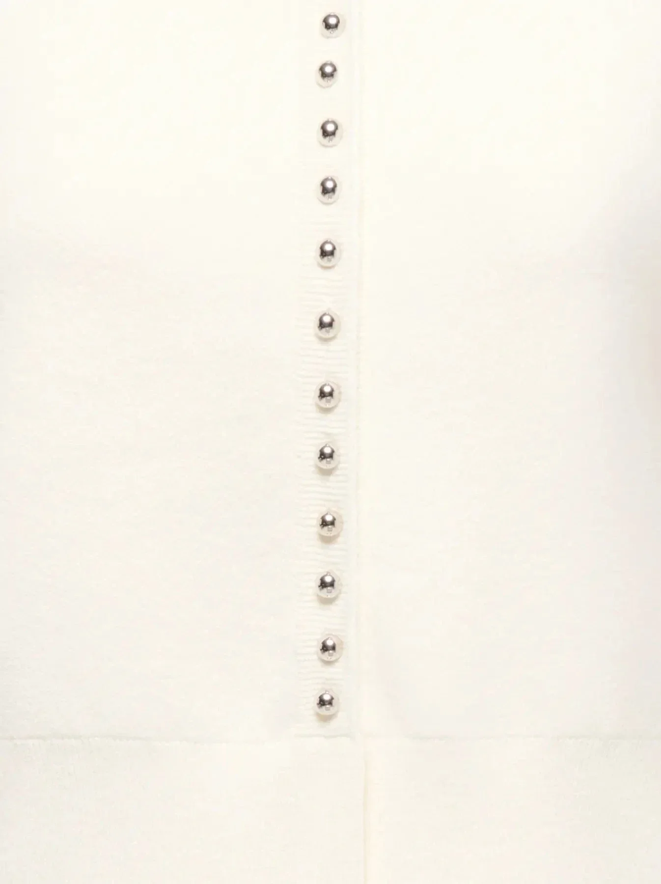 JDY - Jdyprime Life L/S O-Neck Button Card Knt - 5020623 Cloud Dancer - Image 3