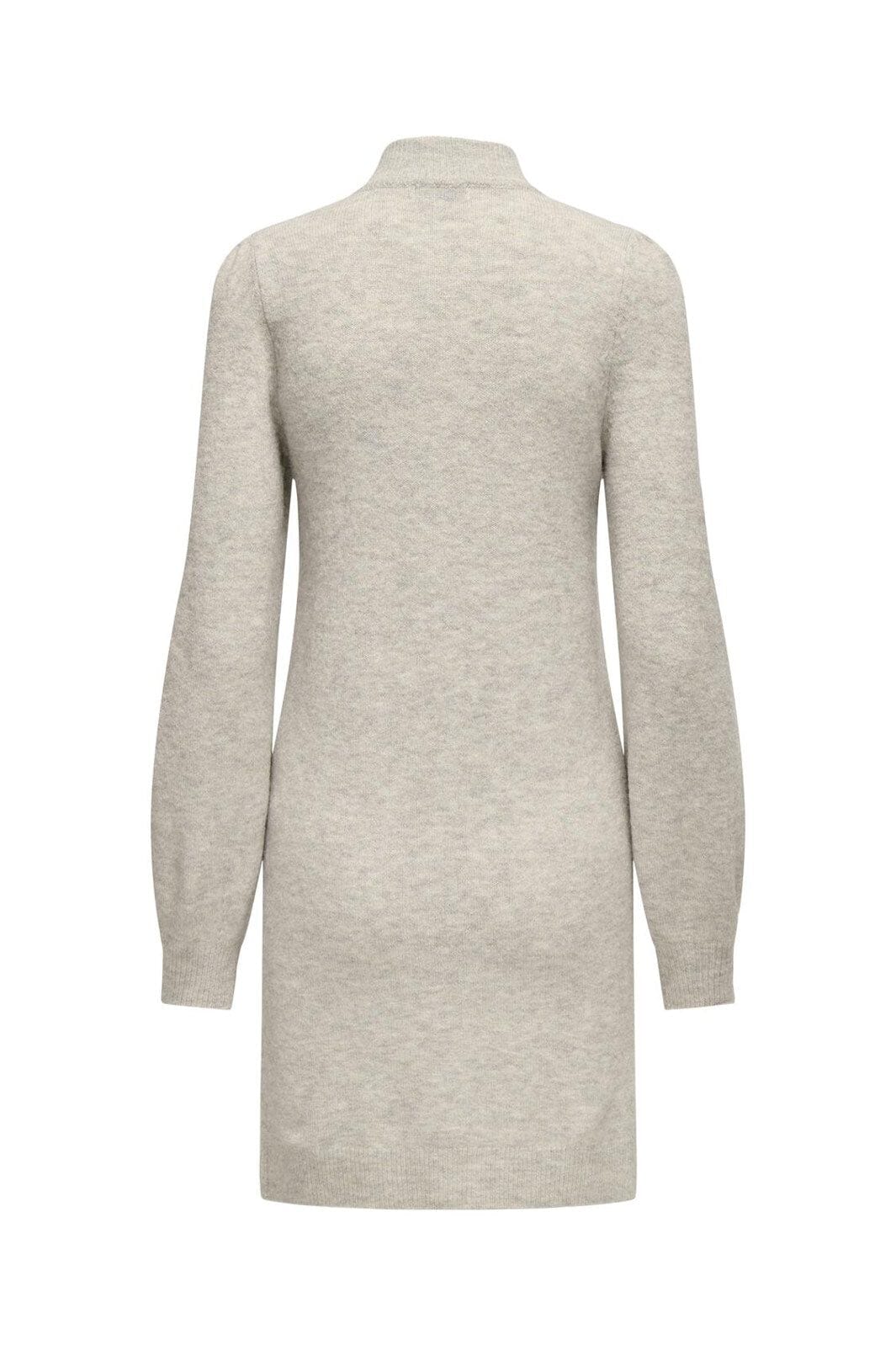 JDY - Jdyrue Life L/S High Neck Dress Knt - 3720419 Chateau Gray Melange - Image 5