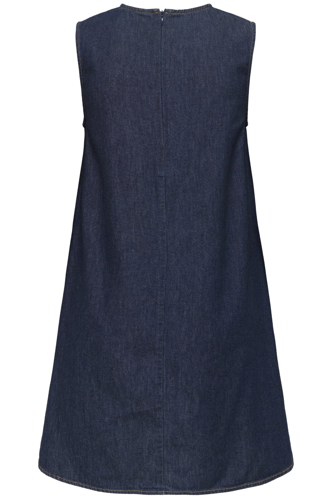 JDY - Jdysabrina Round Neck Dress 15351411 - 4787969 - Dark Blue Denim - Image 2