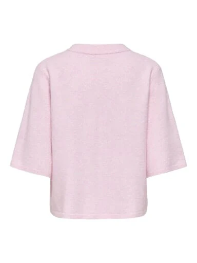 JDY - Jdysuper 2/4 Cardigan Knt - 5086562 Chalk Pink Silver Button - Image 2