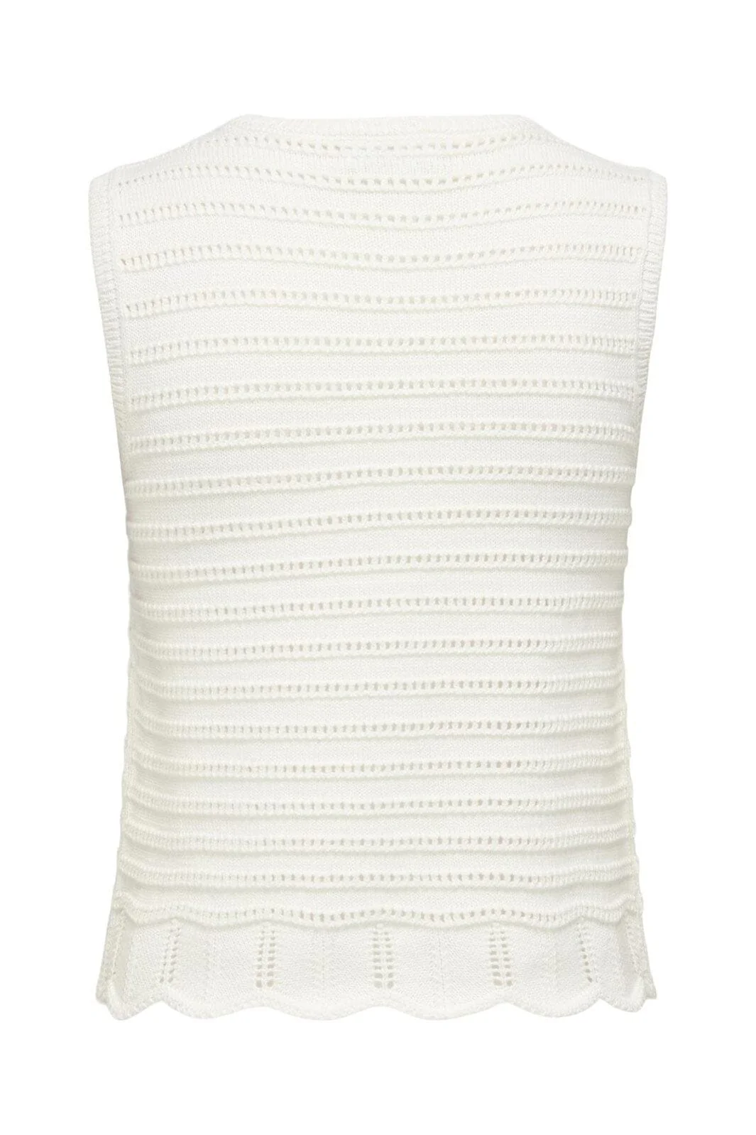 JDY - Jdytanja S/L O-Neck Top Knt - 4926966 Cloud Dancer - Image 2