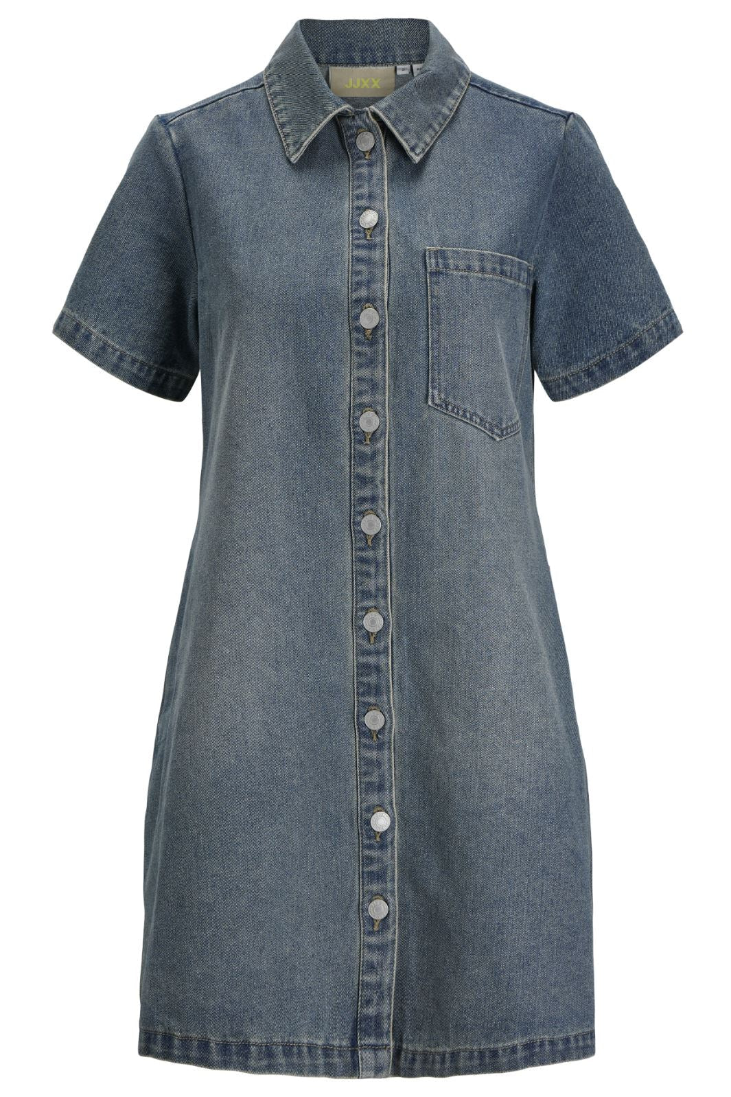Jjxx - Jxamara Ss Denim Dress Sn - 4702064 Light Blue Denim