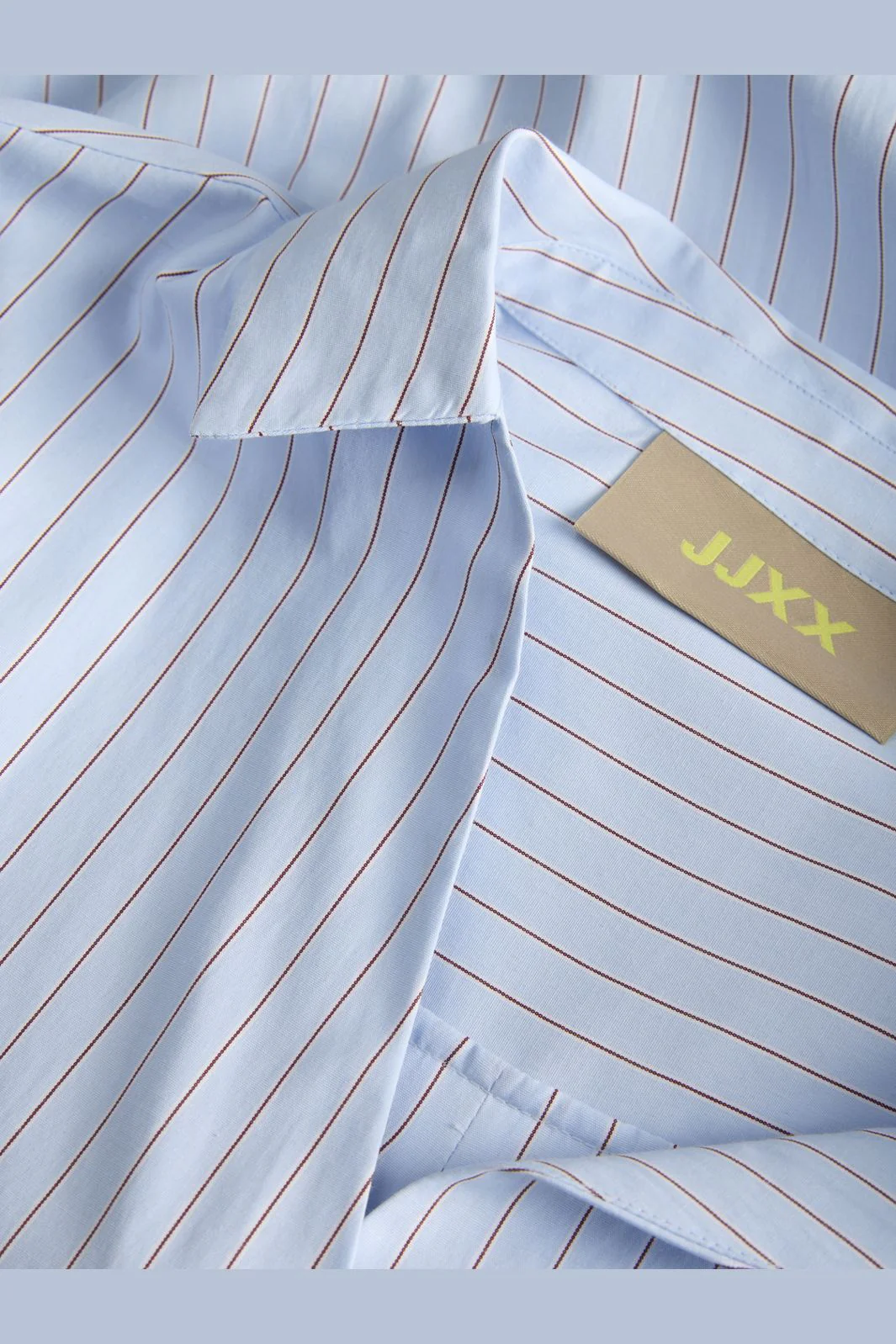 Jjxx - Jxcaro Poplin Ls Blouse - 4954863 Skyway Cabernet + Blanc De Blanc - Image 4