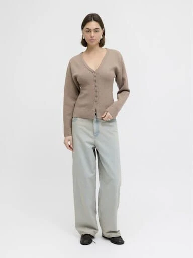 Jjxx - Jxdiana Cardigan Knit - 4984103 Brown Lentil - Image 8