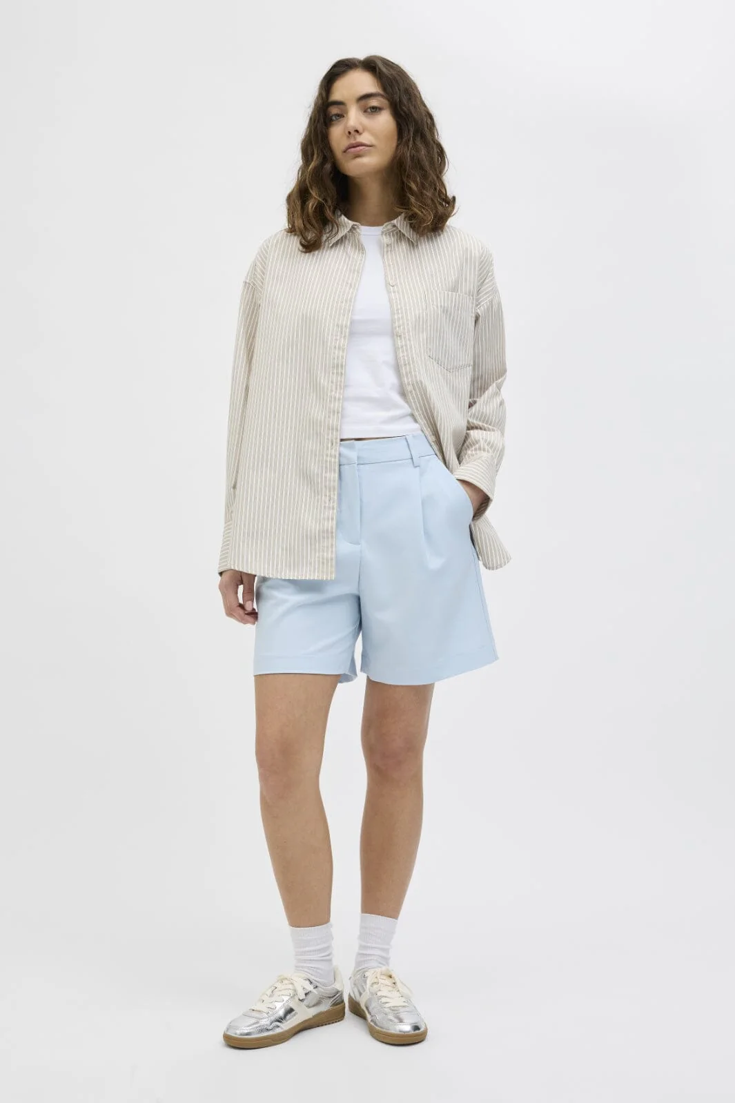 Jjxx - Jxellis Wide Shorts Tlr - 4645578 Skyway - Image 4