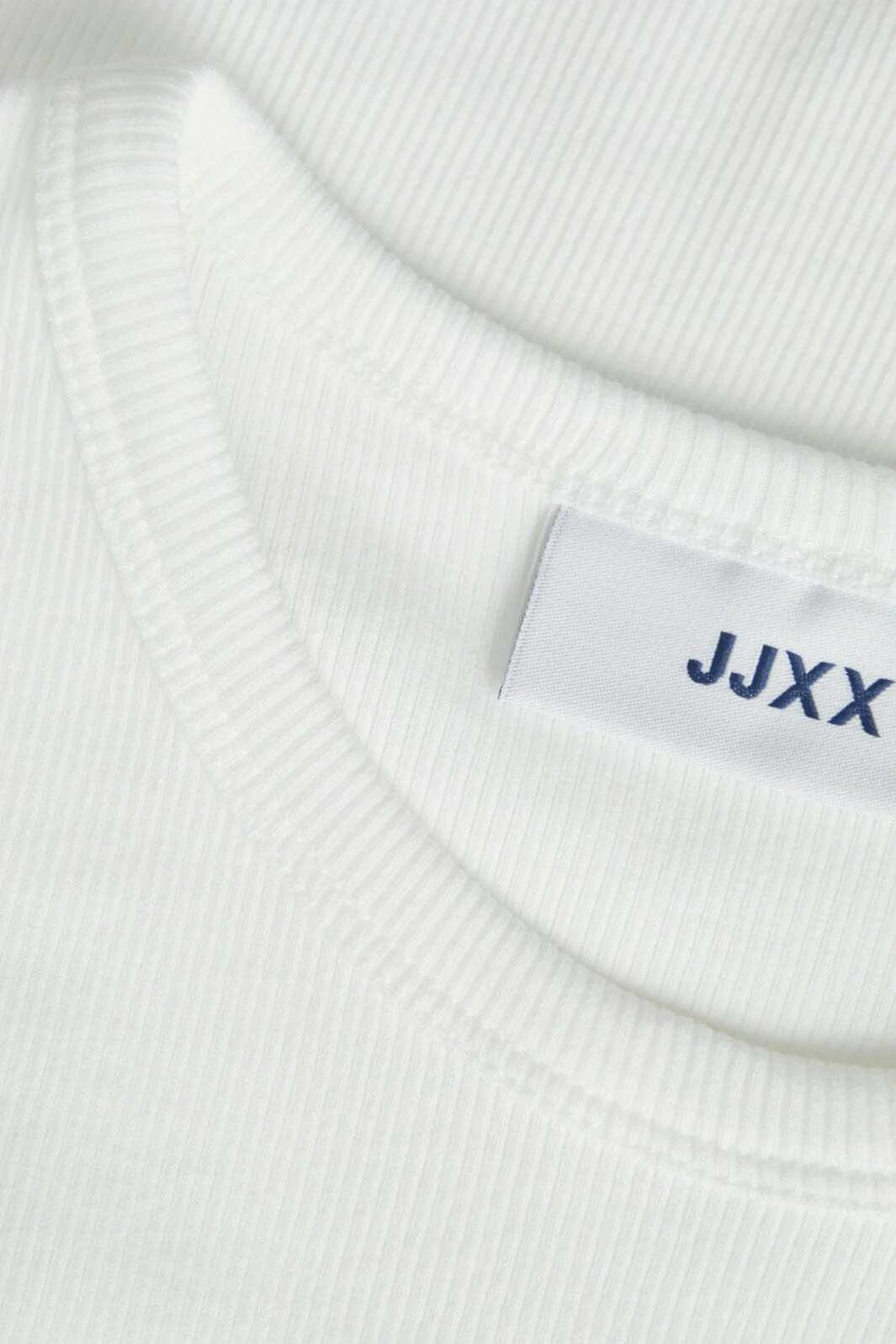 Jjxx - Jxfrankie Str Ss Rib Tee - 4244251 Bright White - Image 8