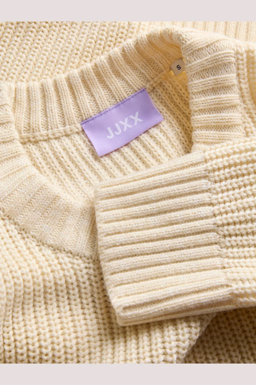 Jjxx - Jxglobal Crew Neck Knit - 4897332 Moonbeam - Image 6