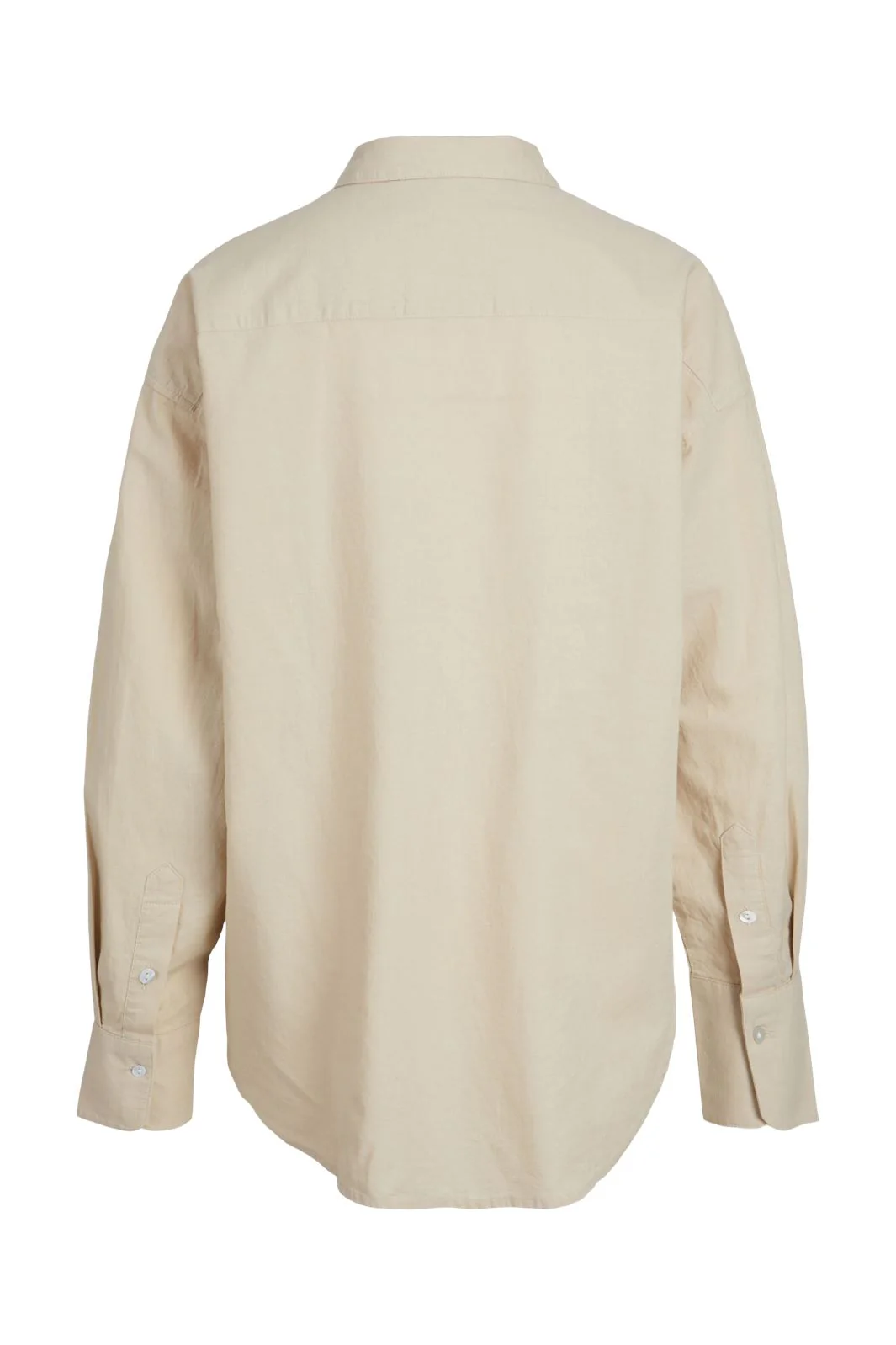 Jjxx - Jxjamie Ls Rlx Linen Blend Shirt Sn - 4388900 Cement - Image 3