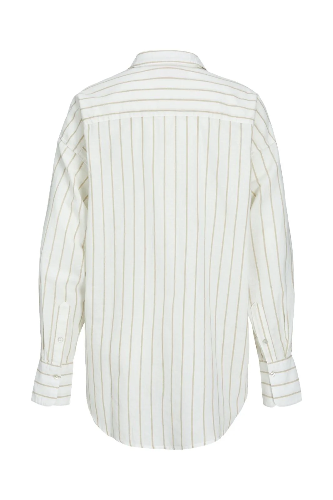 Jjxx - Jxjamie Ls Rlx Linen Blend Shirt Sn - 4468474 Blanc De Blanc Cornstalk - Image 3