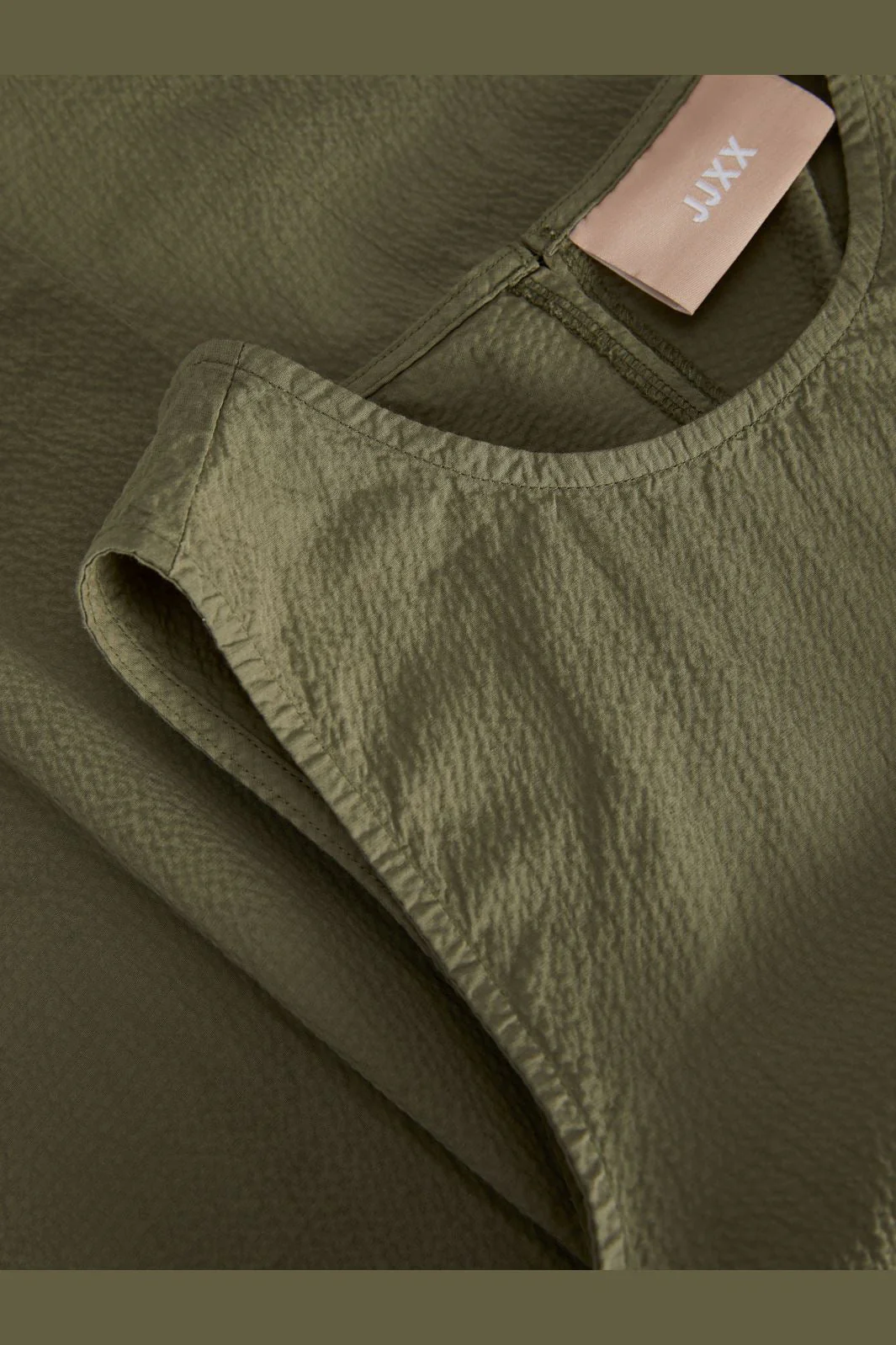 Jjxx - Jxkaia Seersucker Dress - 4443891 Aloe - Image 6