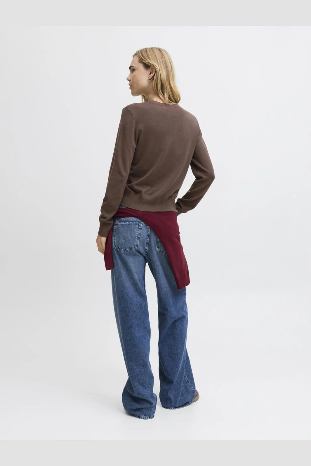 Jjxx - Jxlayla Comfy Ls Crew Neck Knit Ln - 4933790 Bracken - Image 5