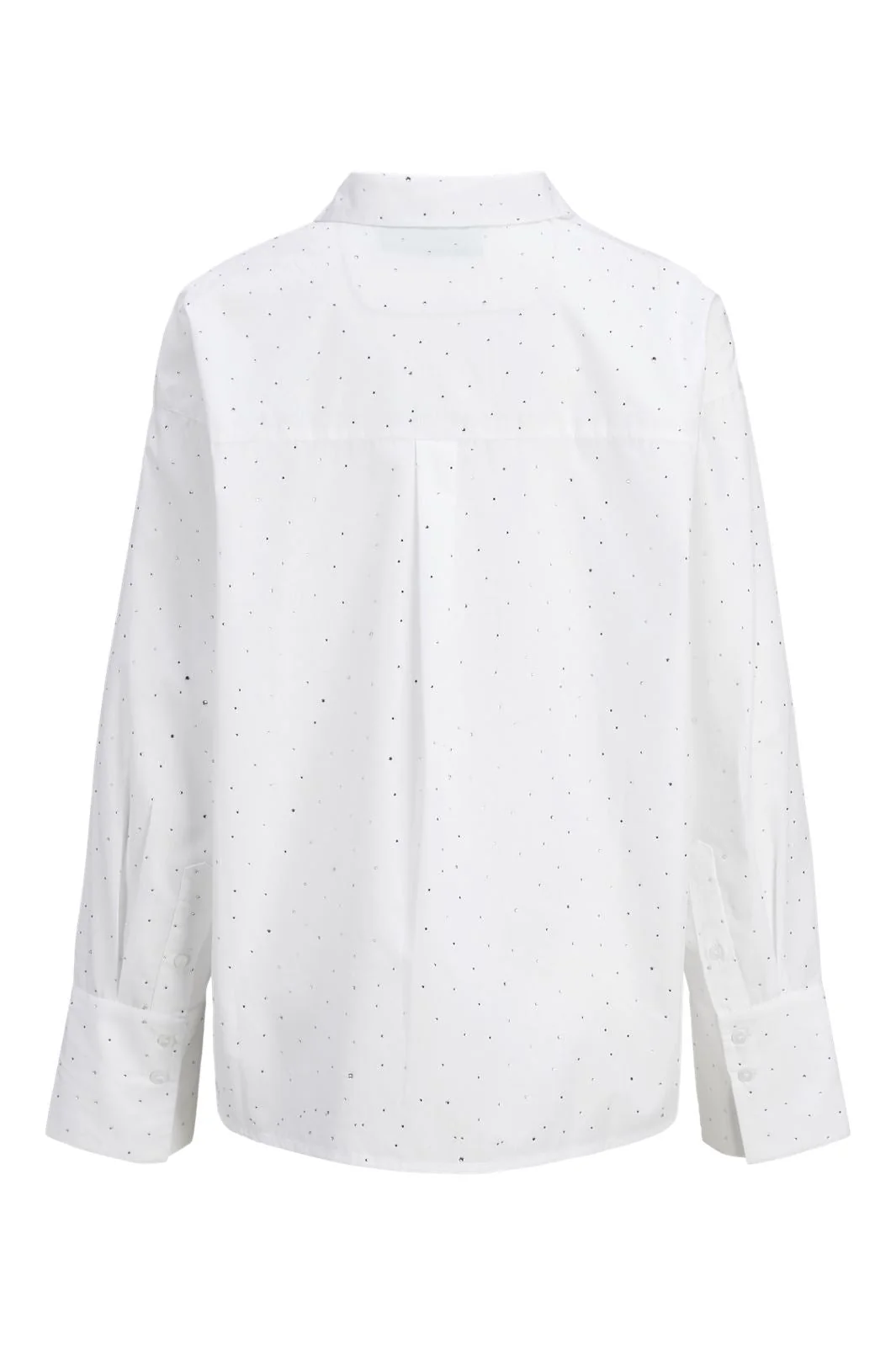Jjxx - Jxlisa Ls Shine Shirt 12265294 - 4607793 - White Silver Rinestone - Image 5
