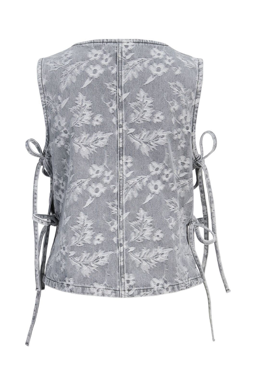 Jjxx - Jxmabel Sl Top R367 - 4992965 Grey Denim - Image 2