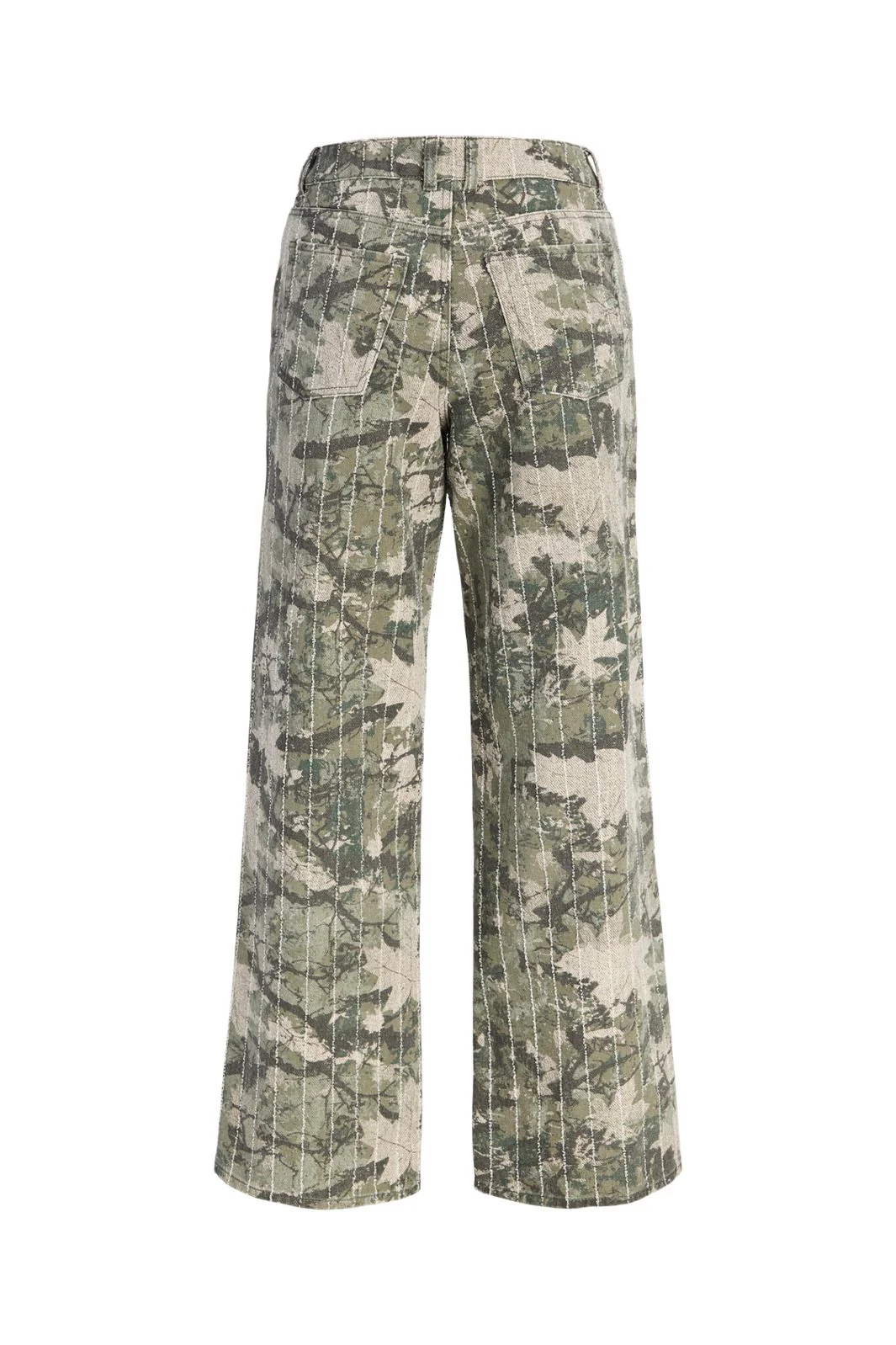 Jjxx - Jxzoe Sille Wide Pants Ln - 5133188 Dusky Green Forrest - Image 2