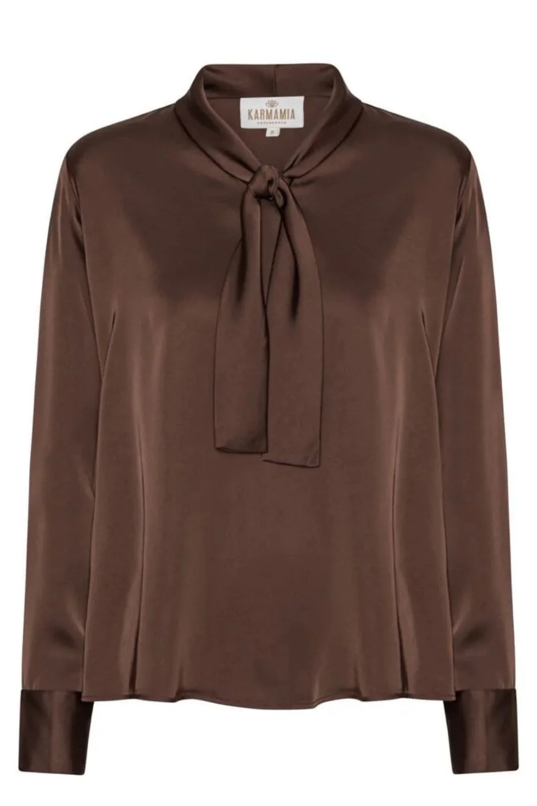 Karmamia - Audrey Blouse 2235 - Semi Rich Brown - Image 2