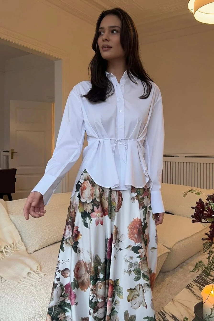Karmamia - Edie Shirt 2101 - Cloud White - Image 3