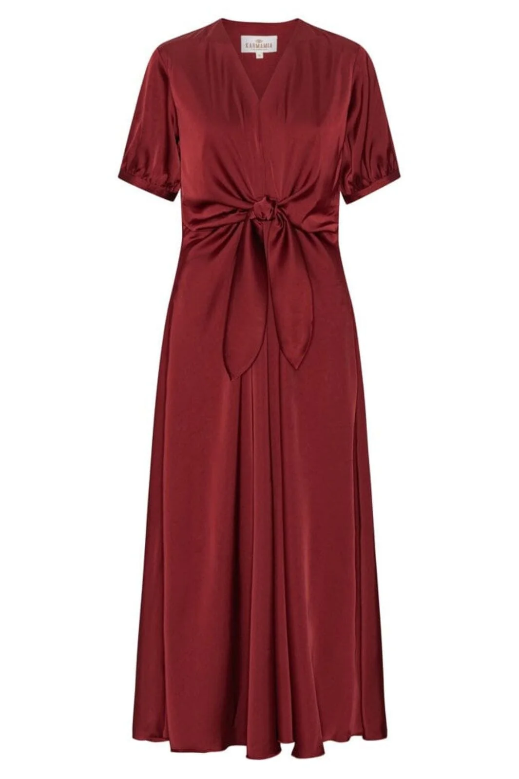 Karmamia - Faye Dress 2308 - Semi Rich Merlot - Image 2
