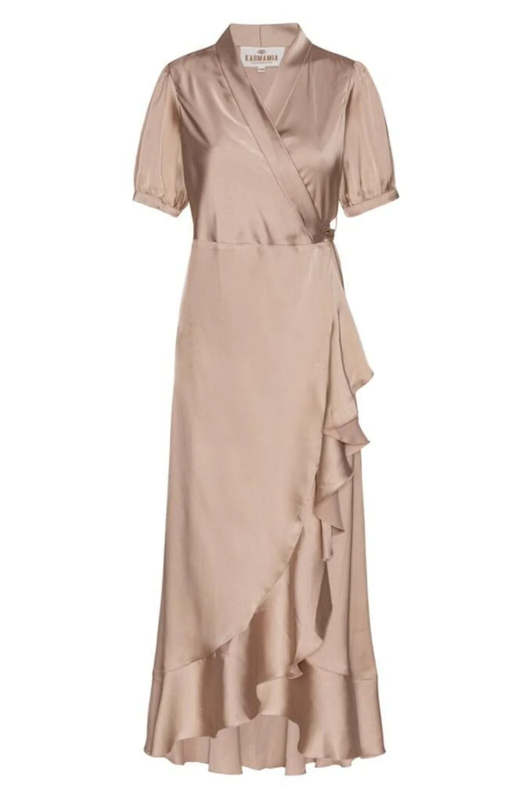 Karmamia - Iris Dress - Hammered Satin Blush - Image 2
