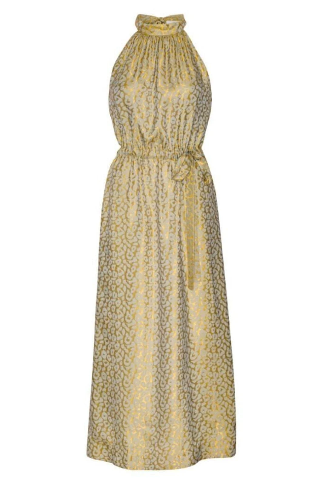 Karmamia - Layla Dress - Gold Leo Silk - Image 2