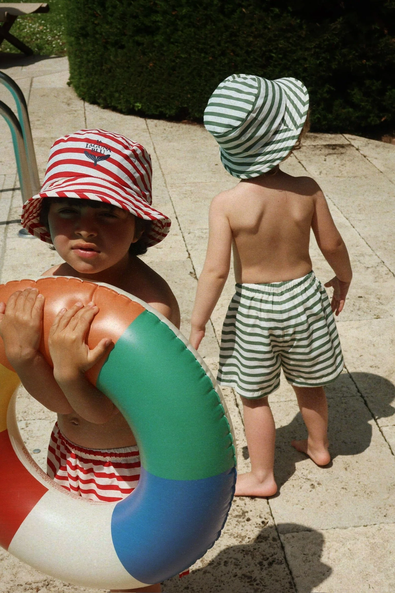 Konges Sløjd - Asnou Bucket Hat Grs Ks104637 - Stripe Verti - Image 2