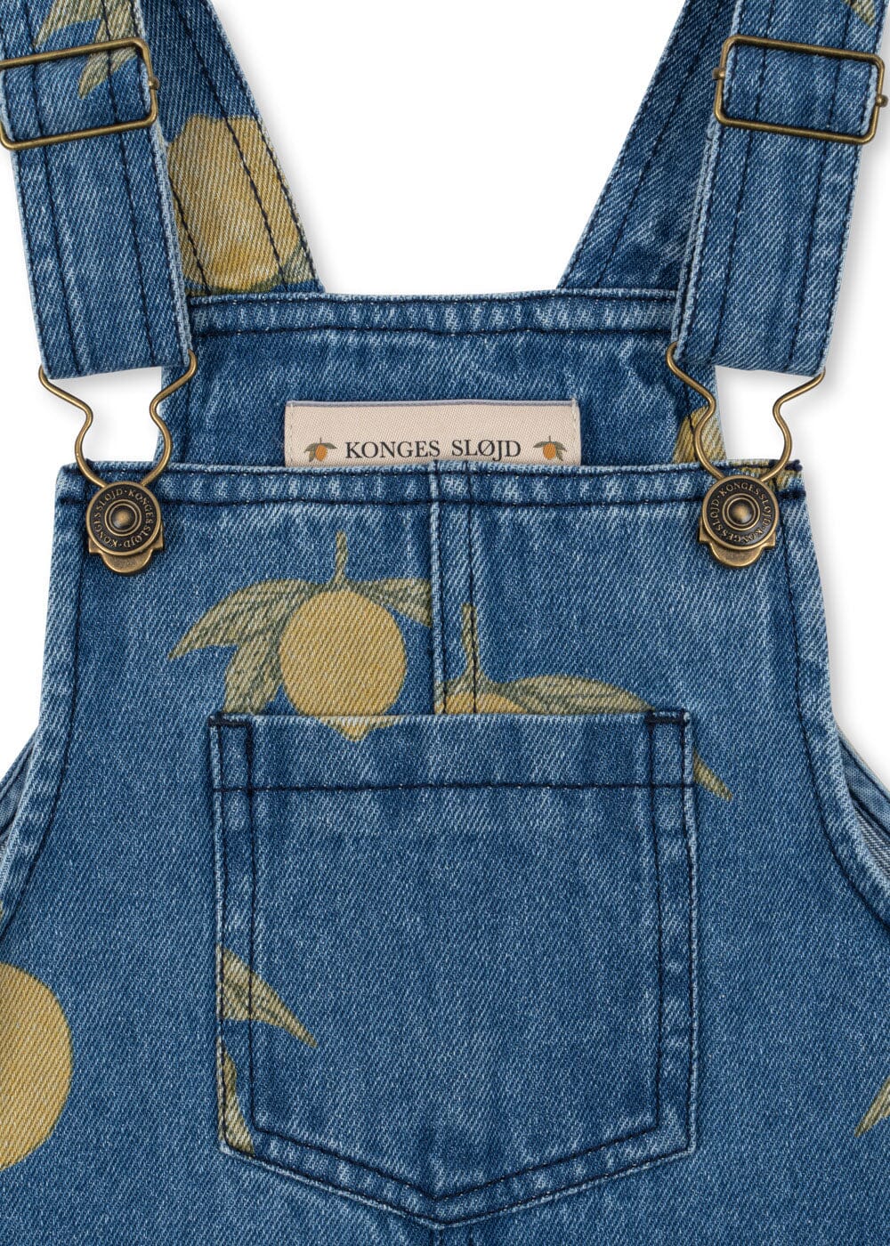 Konges Sløjd - Magot Overalls Gots Ks104972 - Lemon Denim - Image 3