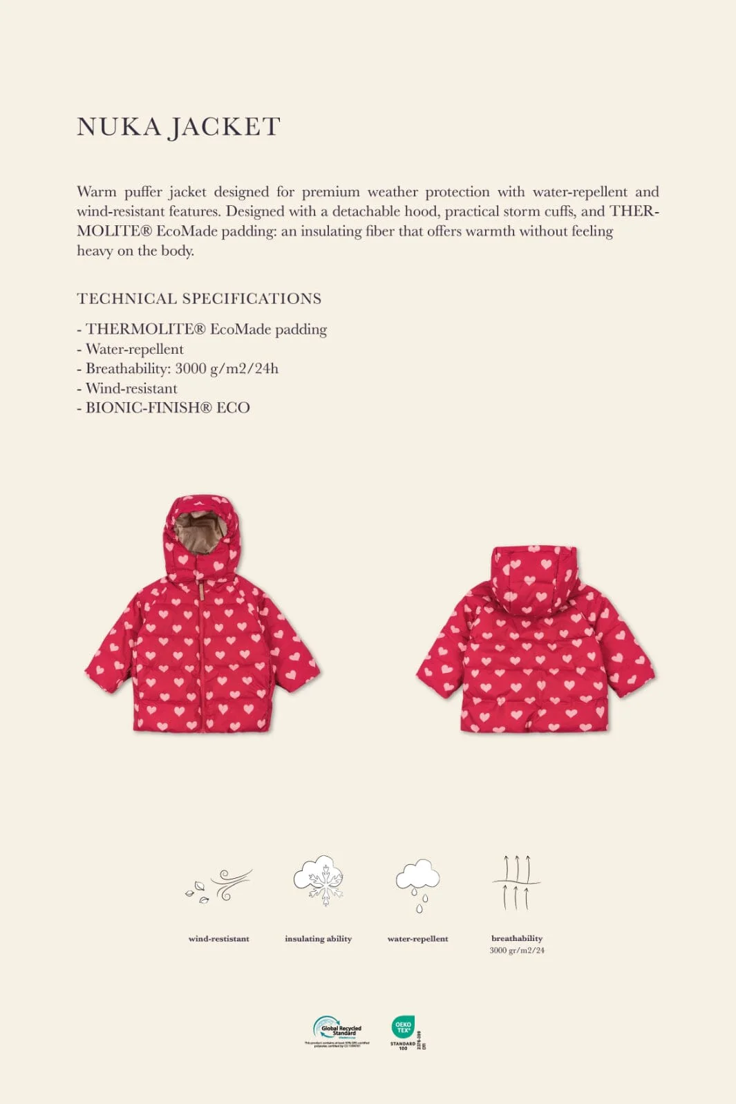 Konges Sløjd - Nuka Ladybug Jacket Grs Ks103524 - Lady Dot - Image 9