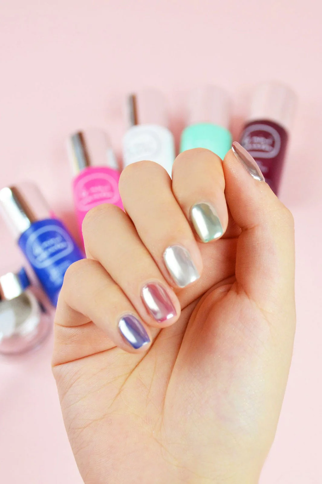 Le Mini Macaron - Chrome Manicure Set CHR001 - Le Metallique - Image 4