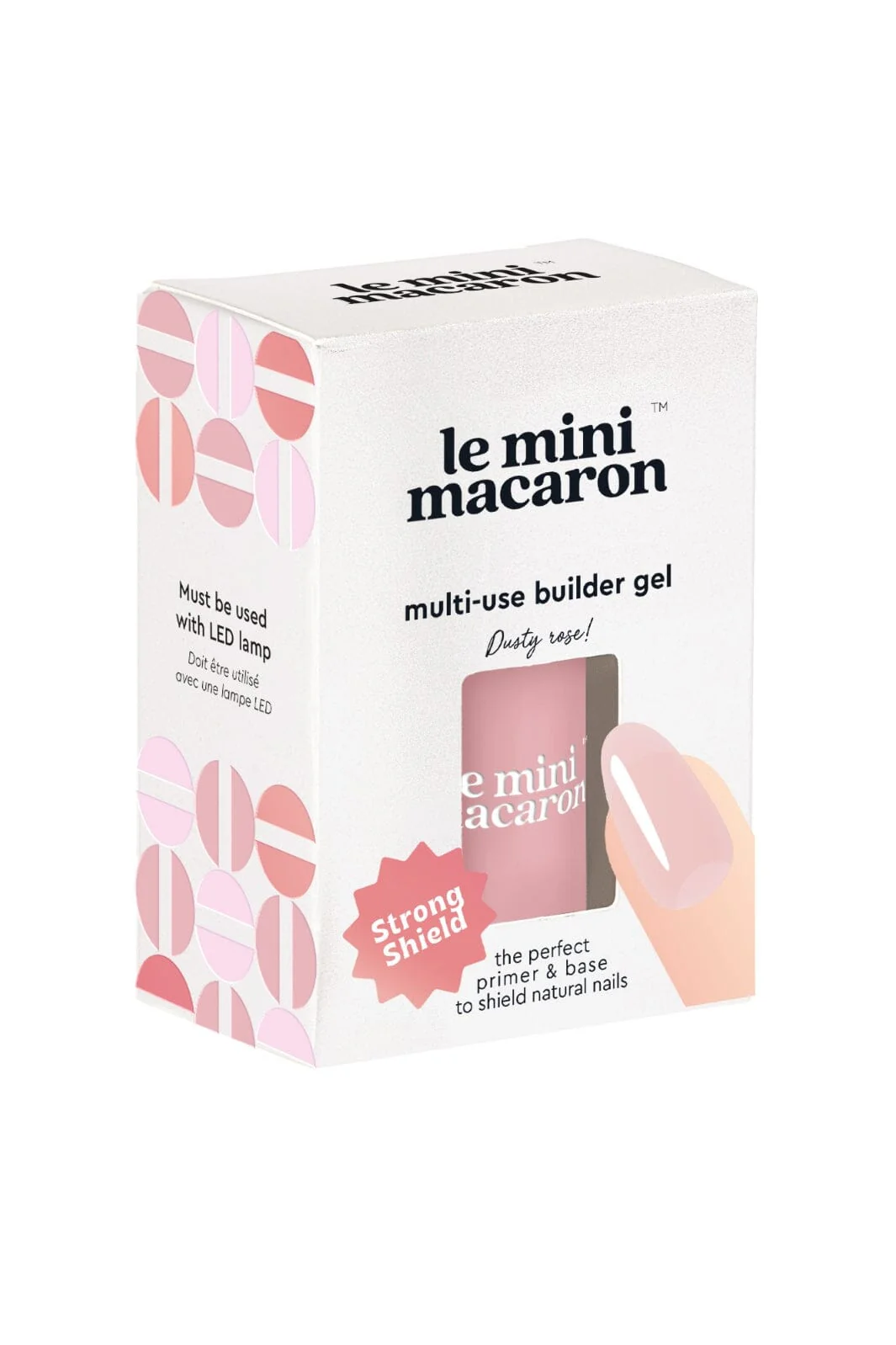 Le Mini Macaron - Multi PBG003 - Use Builder Gel Dusty Rose