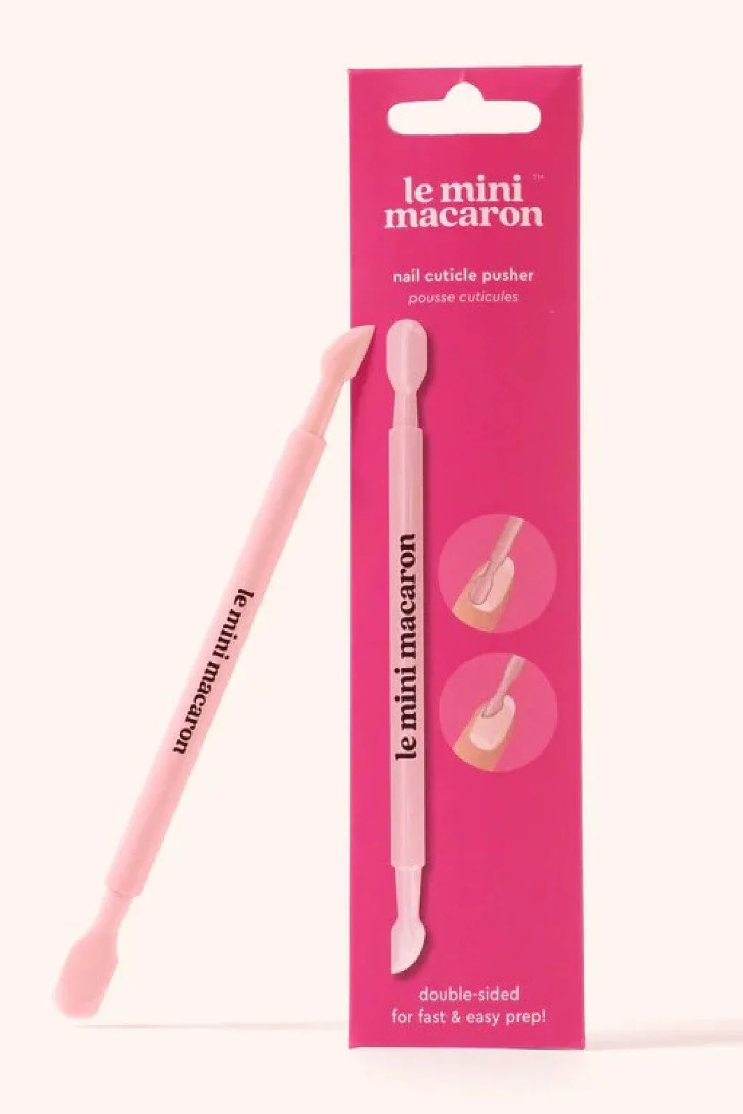 Le Mini Macaron - Nail Cuticle Pusher New AC019 - Pink - Image 4
