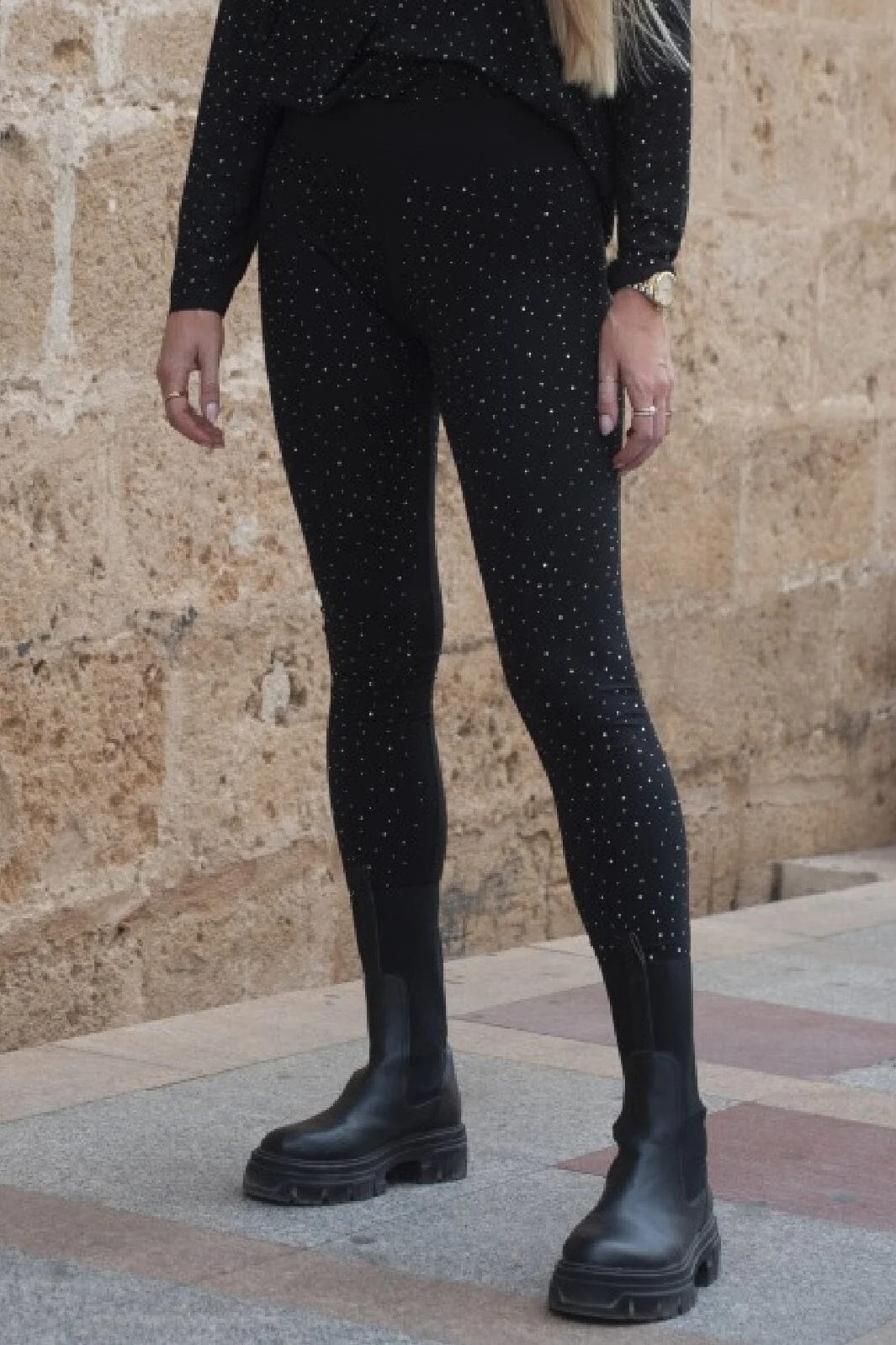 Liberte - Alma-Legging - Black Simili - Image 3