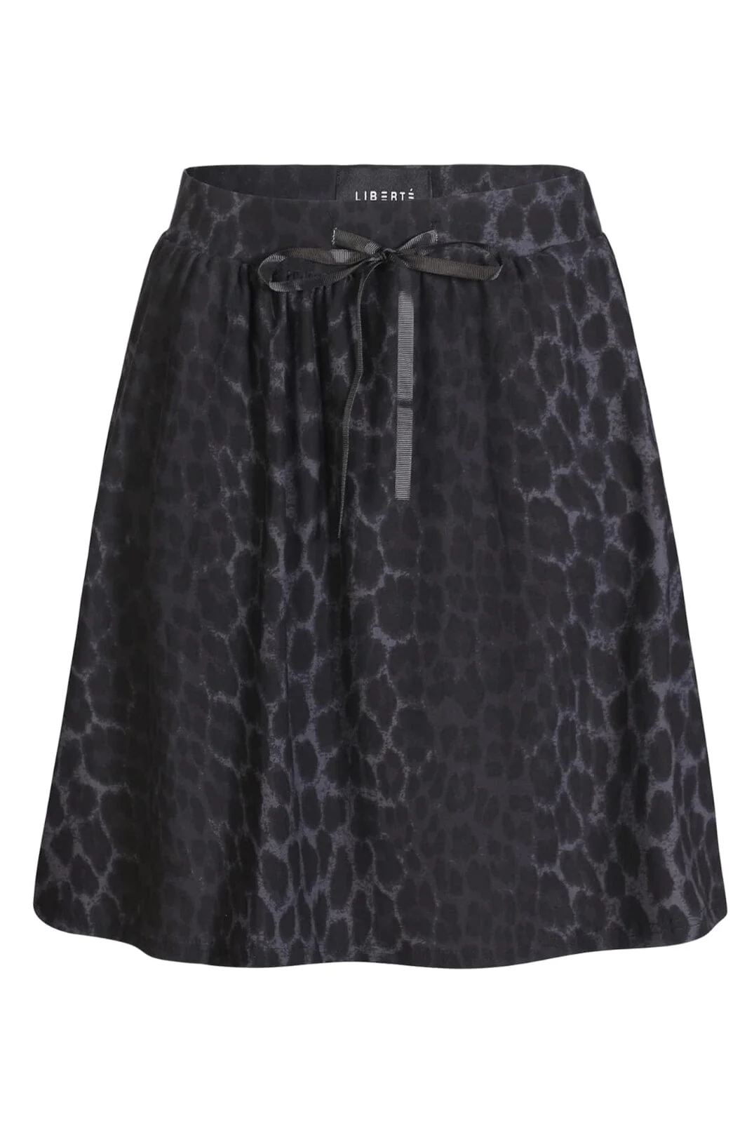 Liberte - Alma-Short-Loose-Skirt 9587 - Dark Grey Leo - Image 3