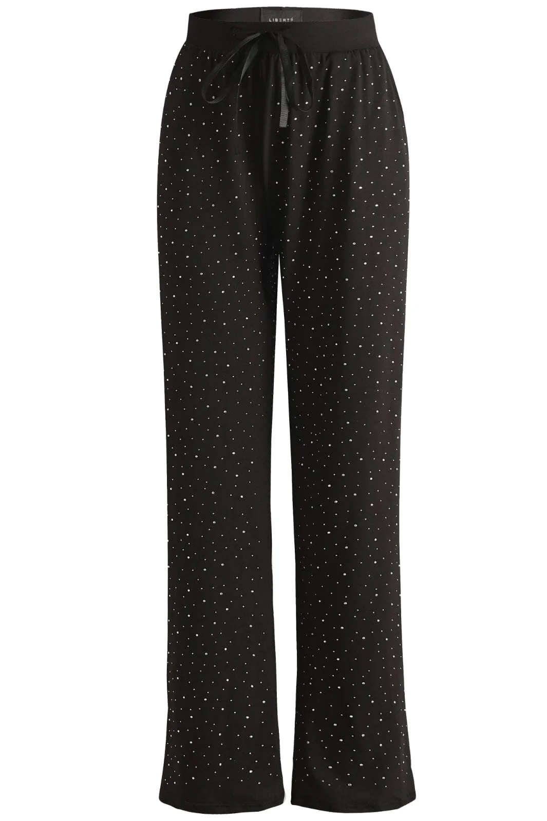 Liberte - Alma-Wide-Pants - Black Simili - Image 2