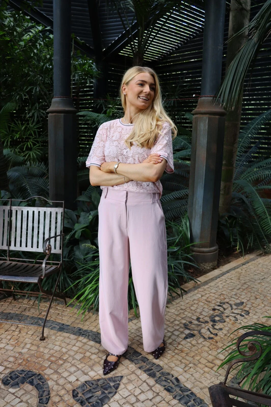 Liberte - Freddy Wide Pants 22366 - Rose