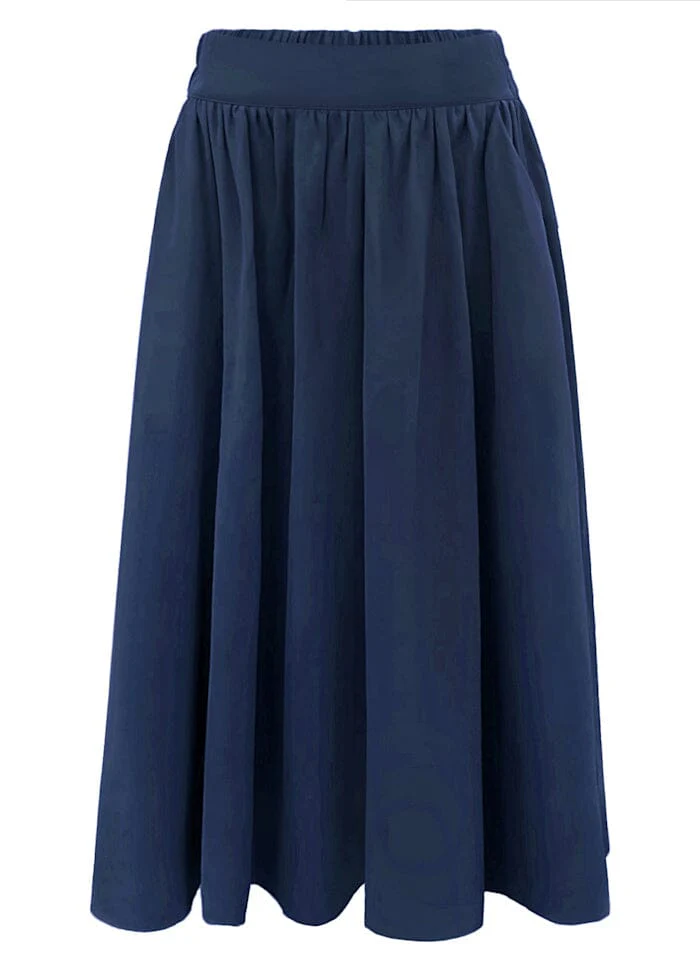 Liberte - Frede Long Skirt 22112 - Navy - Image 2