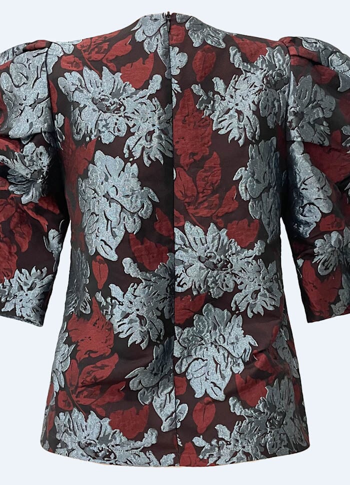 Liberte - Winnie Blouse 22140 - Bordeaux Silver - Image 6