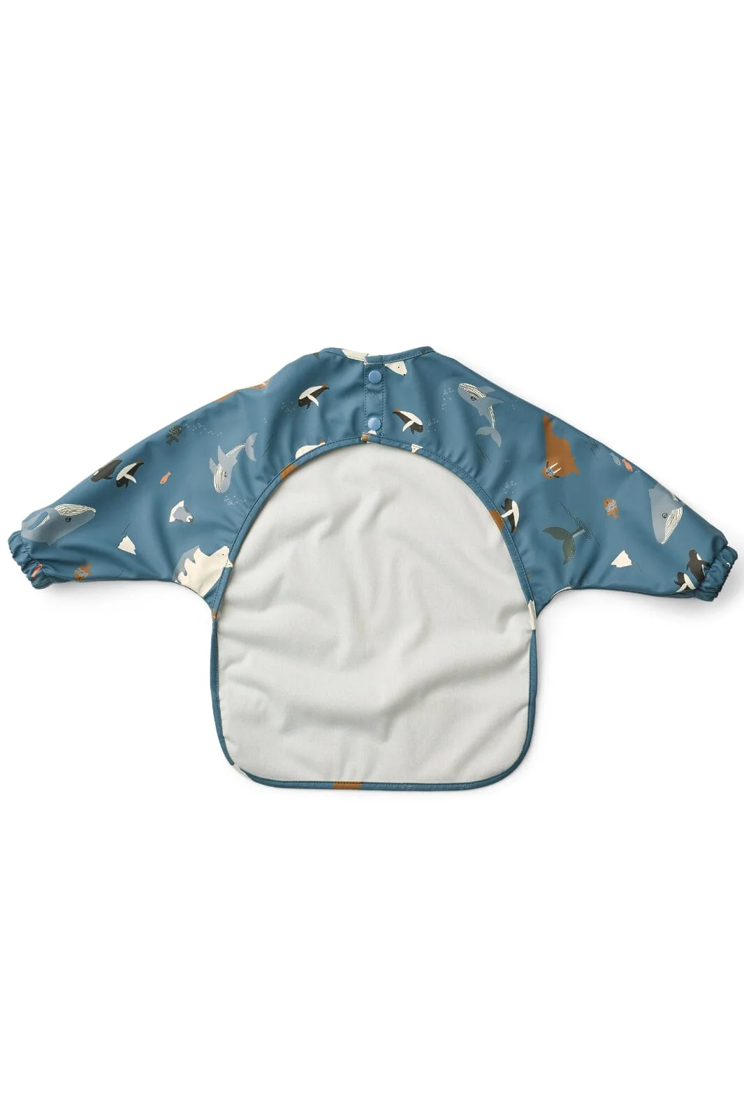 Liewood - Merle Printed Cape Bib LW18136 - Arctic Sea / Ocean view - Image 4