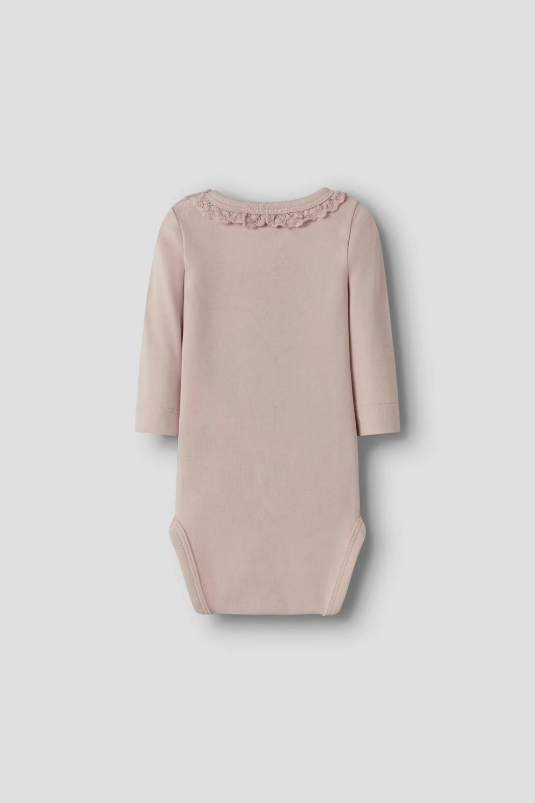Lil' Atelier - Nbflayo Sup Ls Slim Body Solid Lil - 4958010 Peach Whip - Image 4