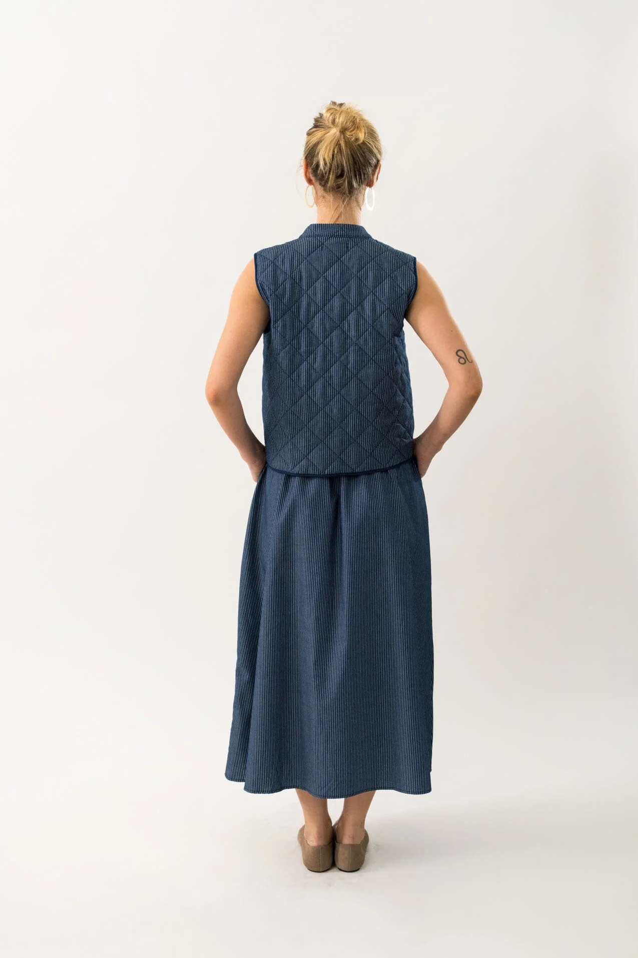 Lollys Laundry - Akanell Maxi Skirt 90060-2074 - 23 - Dark Blue - Image 4