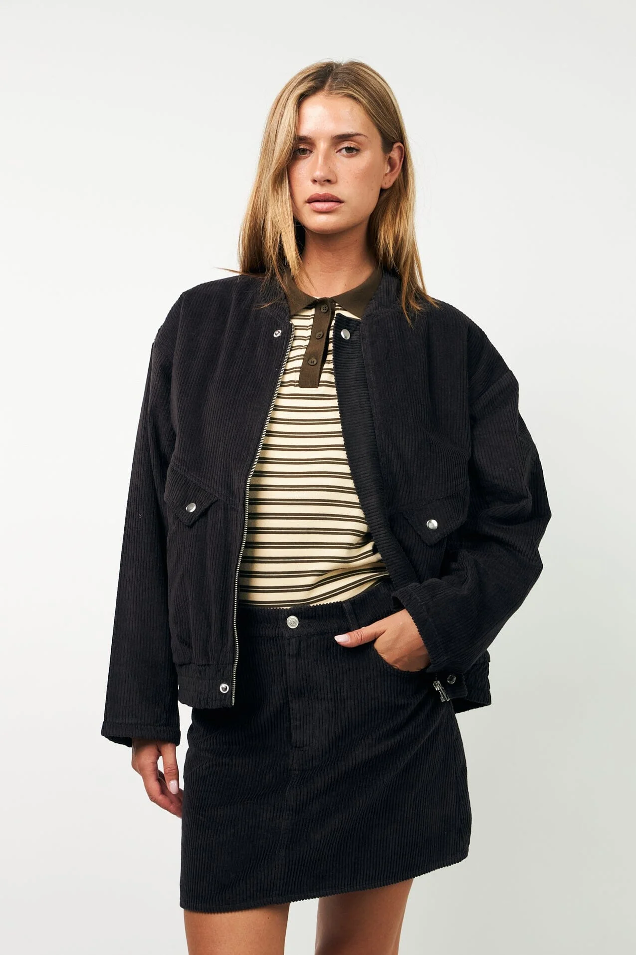 Lollys Laundry - Hawaiill Jacket Ls25445-6015 - 87 Dark Mokka - Image 2