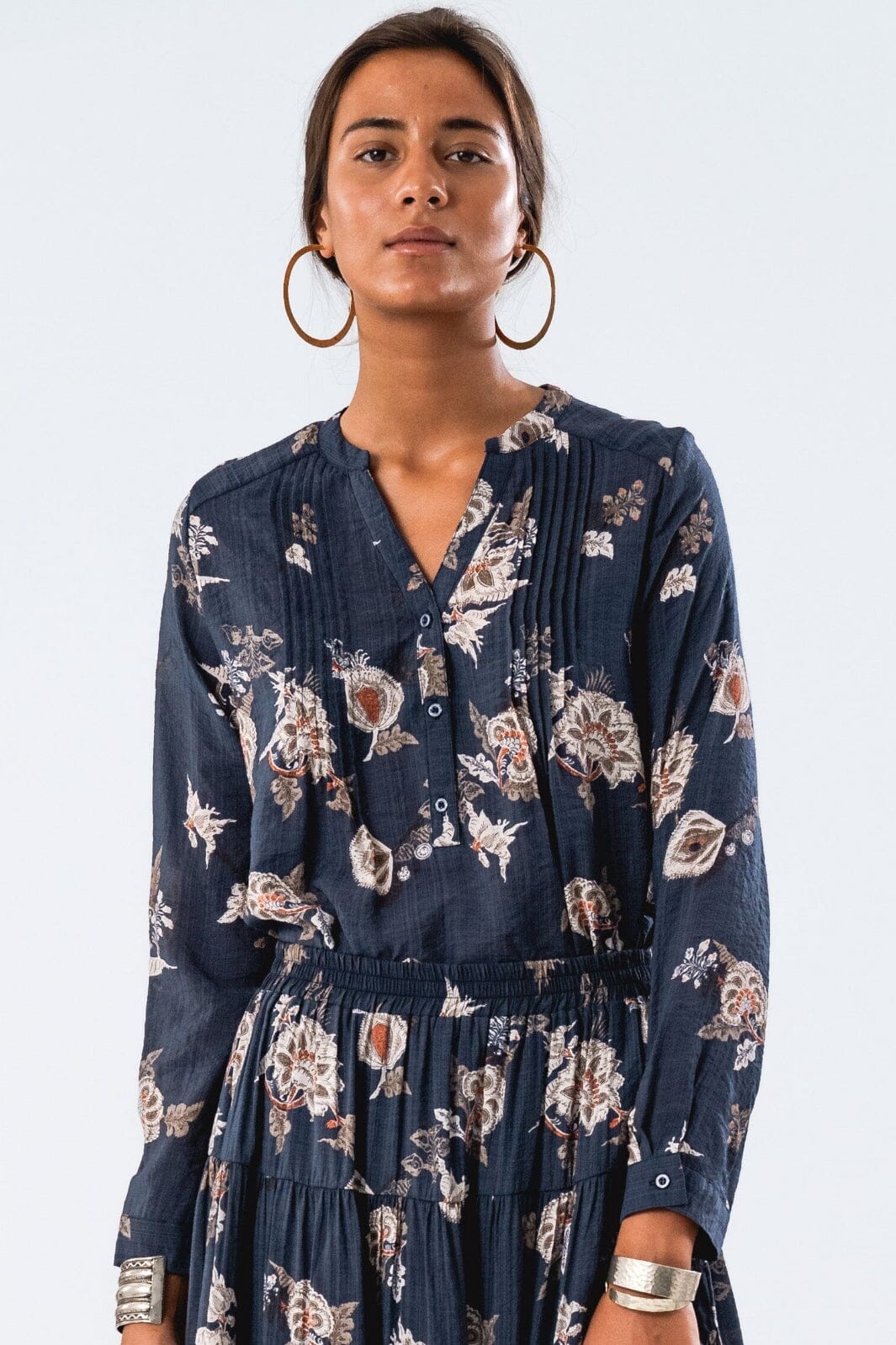 Lollys Laundry - Helenall Shirt Ls - 23 Dark Blue - Image 2