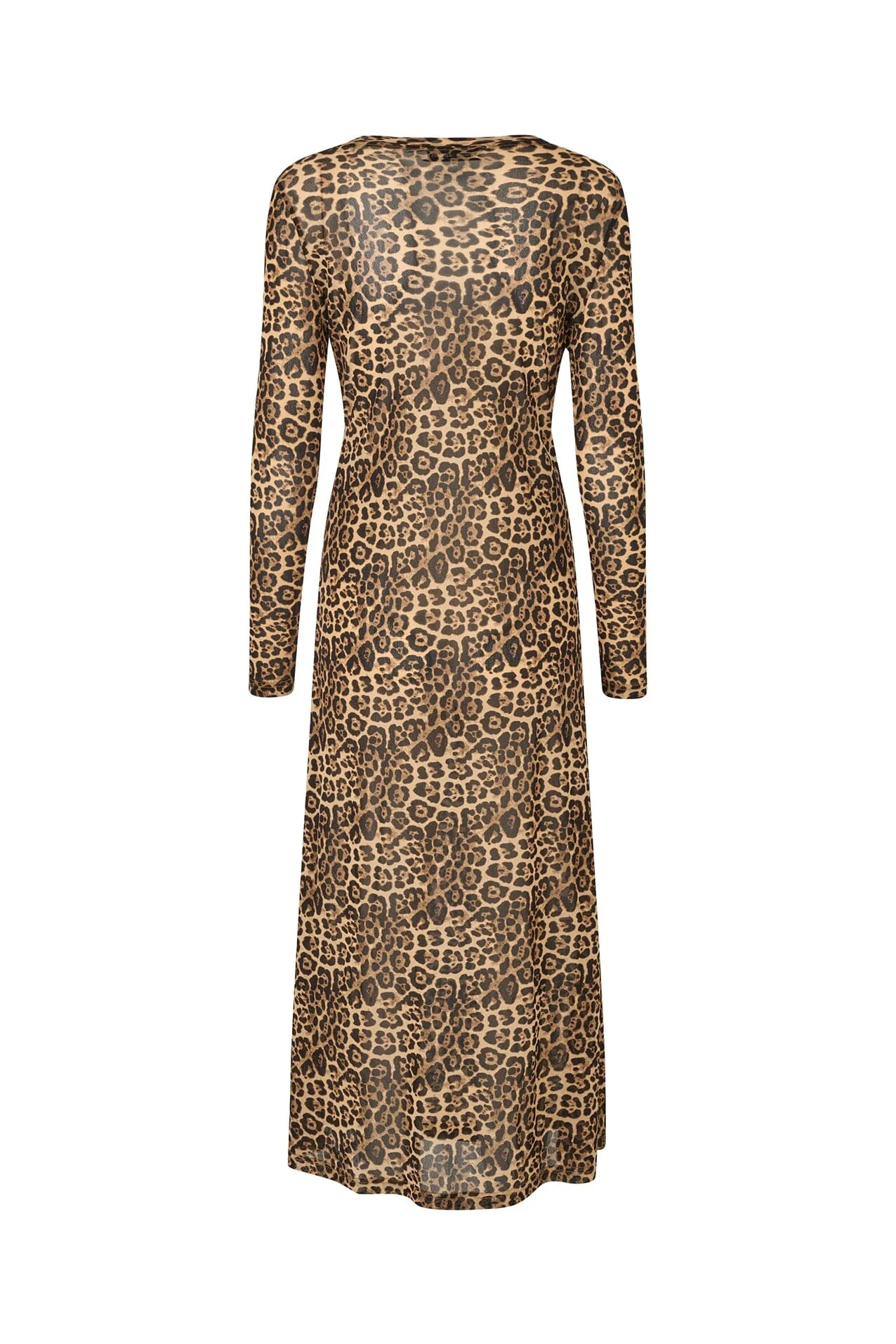 Lollys Laundry - Loganll Maxi Dress Ls - 72 Leopard Print - Image 3