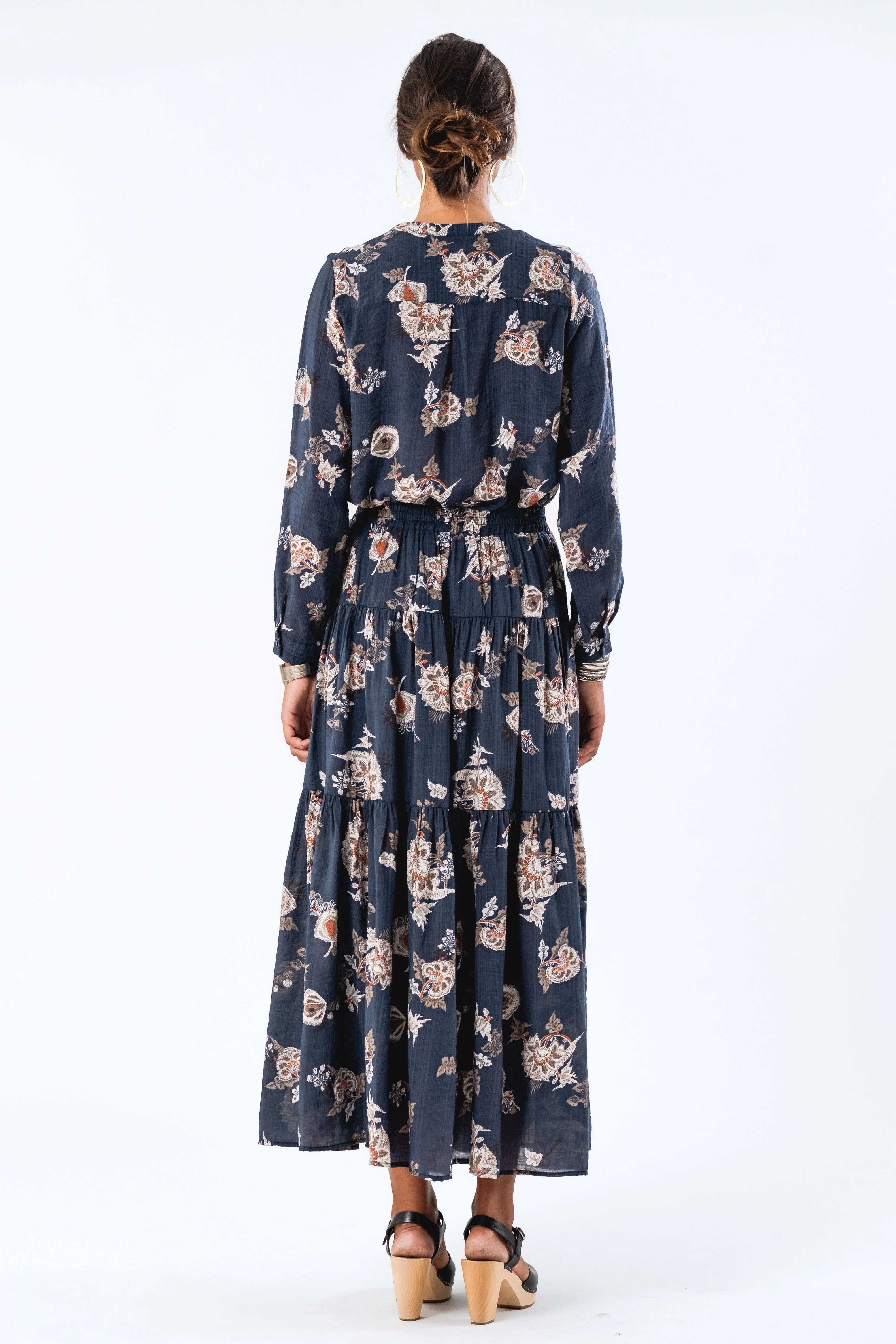 Lollys Laundry - Sunsetll Maxi Skirt - 23 Dark Blue - Image 6