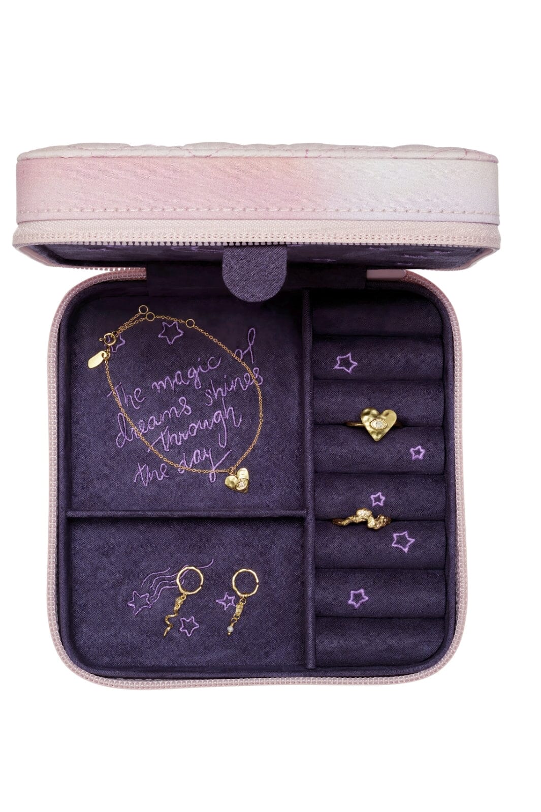 Maanesten - Jewelry Box Moon And Stars Rose 3919 - 100% Recycled Polyester  - Image 6