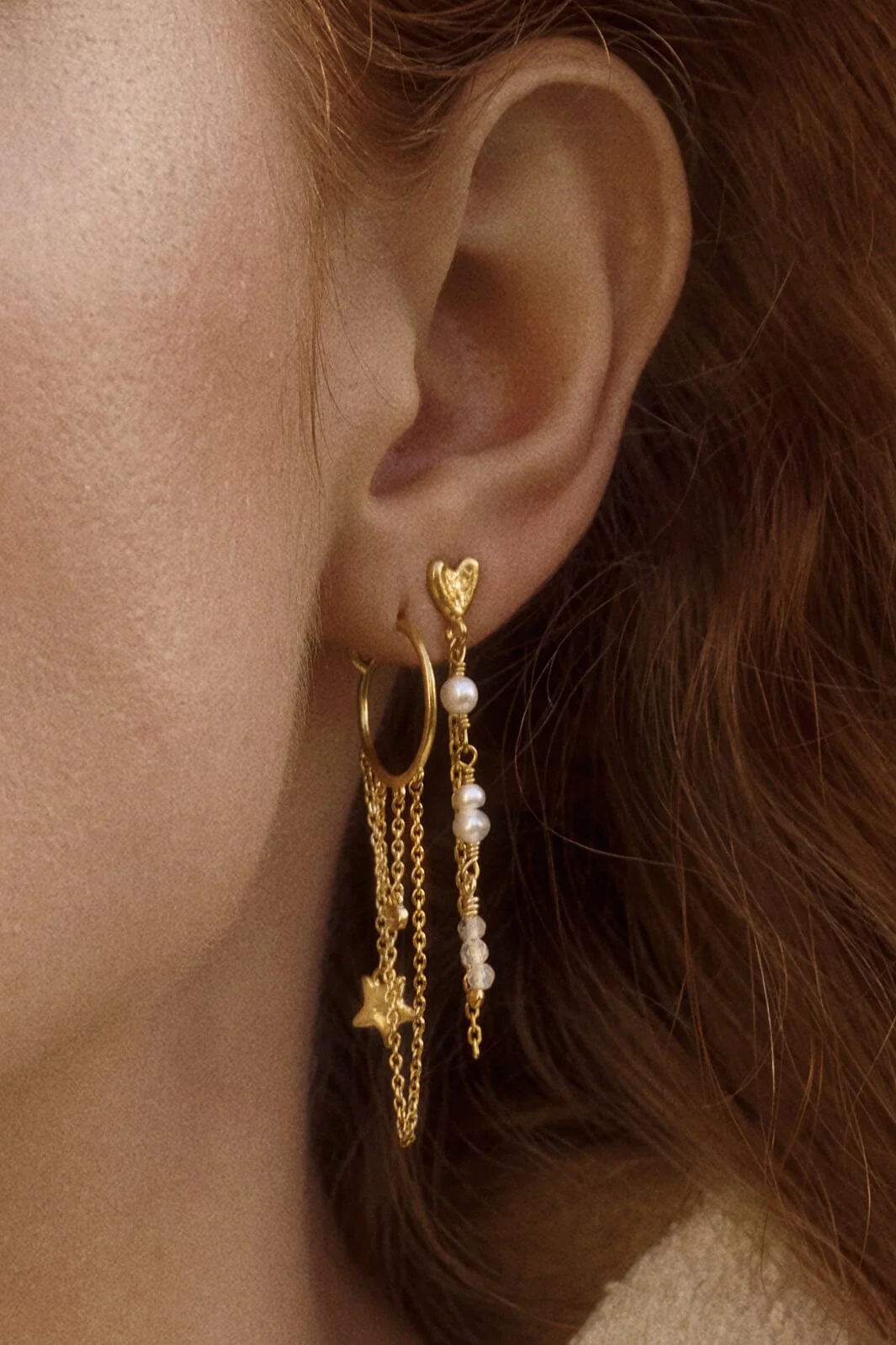 Maanesten - Silma Earrings 9947a - 18 Ct Gold Plated 925 Sterling Silver - Image 3