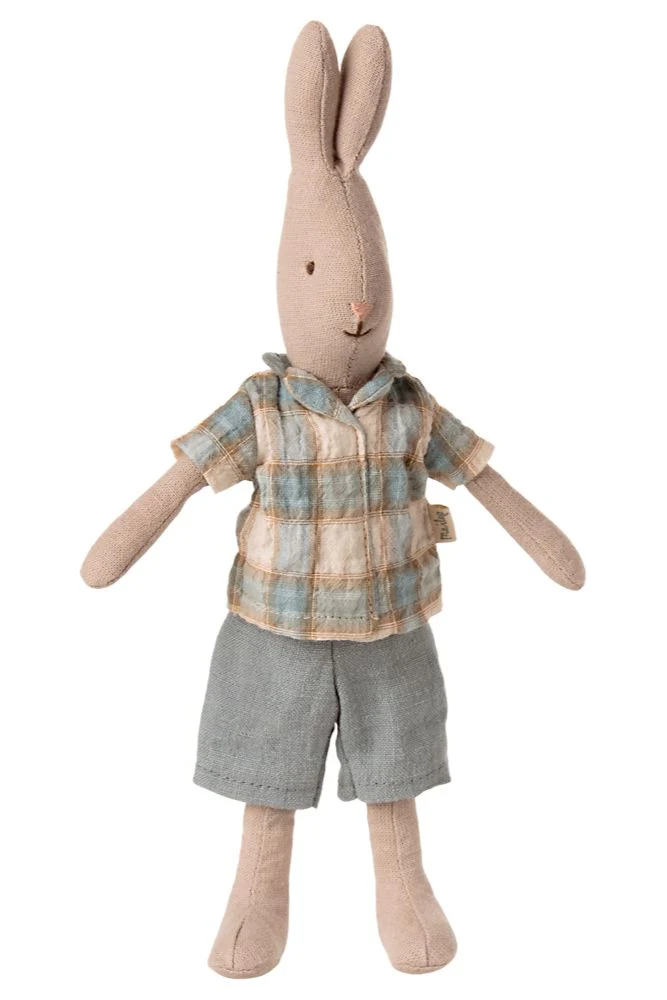 Maileg - Hare Størrelse 1, Klassisk - Bluse Og Shorts - Rabbit Size 1