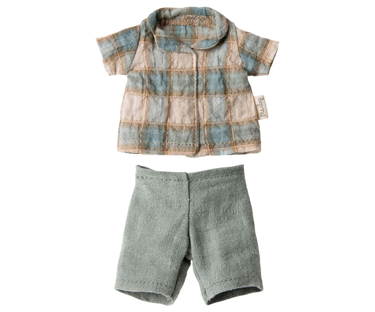 Maileg - Hare Størrelse 1, Klassisk - Bluse Og Shorts - Rabbit Size 1 - Image 3