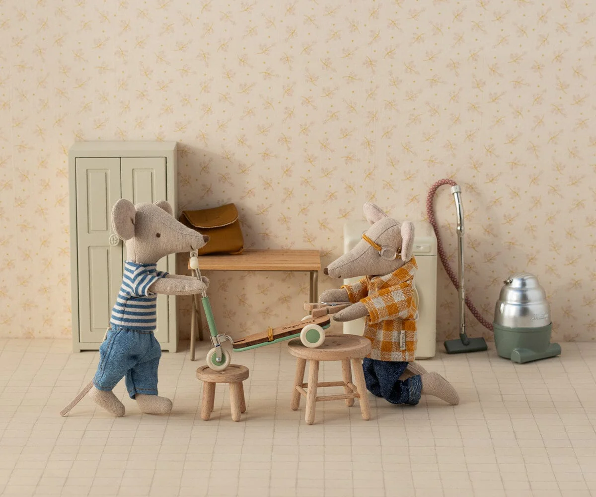 Maileg - Løbehjul, Mus - Mint - Mouse Acc - Image 2